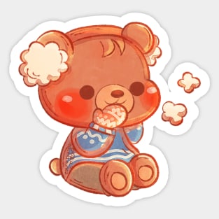 Oso Bongo Sweater Sticker